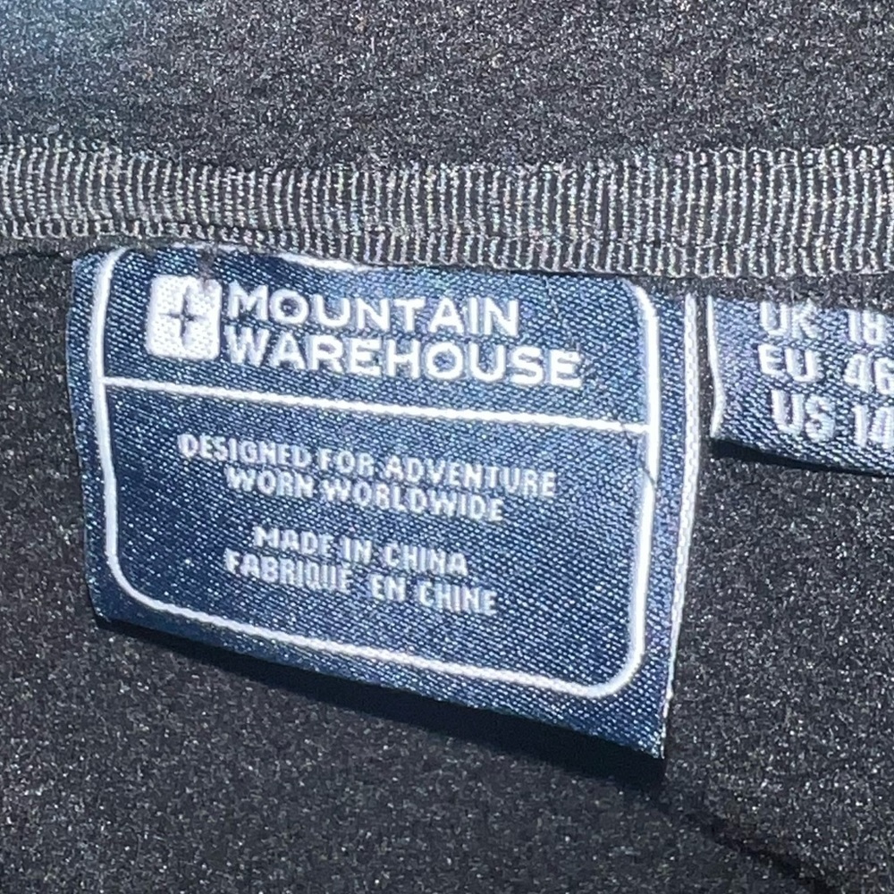 Mountain warehouse- Black full zip jacket - Picture 3 of 3